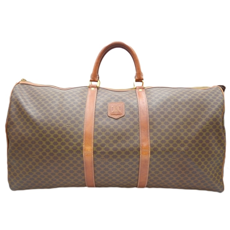 C (やや傷や汚れあり)】CELINE（セリーヌ） マカダム ボストンバッグ