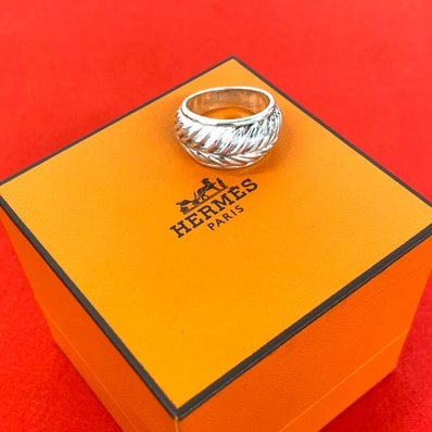 HERMES エルメス リーフ リング シルバー925 リング・指輪 11号 シルバー
48283