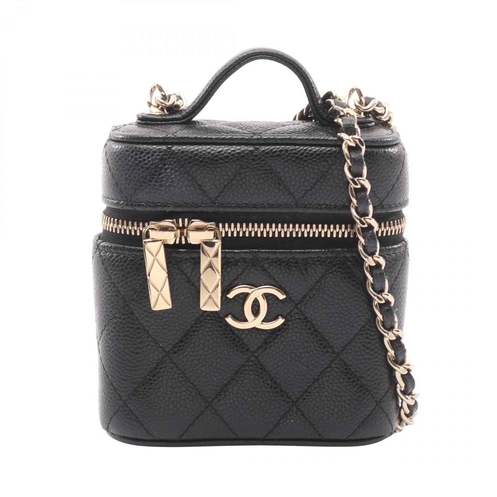 シャネル CHANEL マトラッセ ショルダーバッグ バッグ キャビアスキン(グレインドカーフ) レディース ブラック系 【中古】