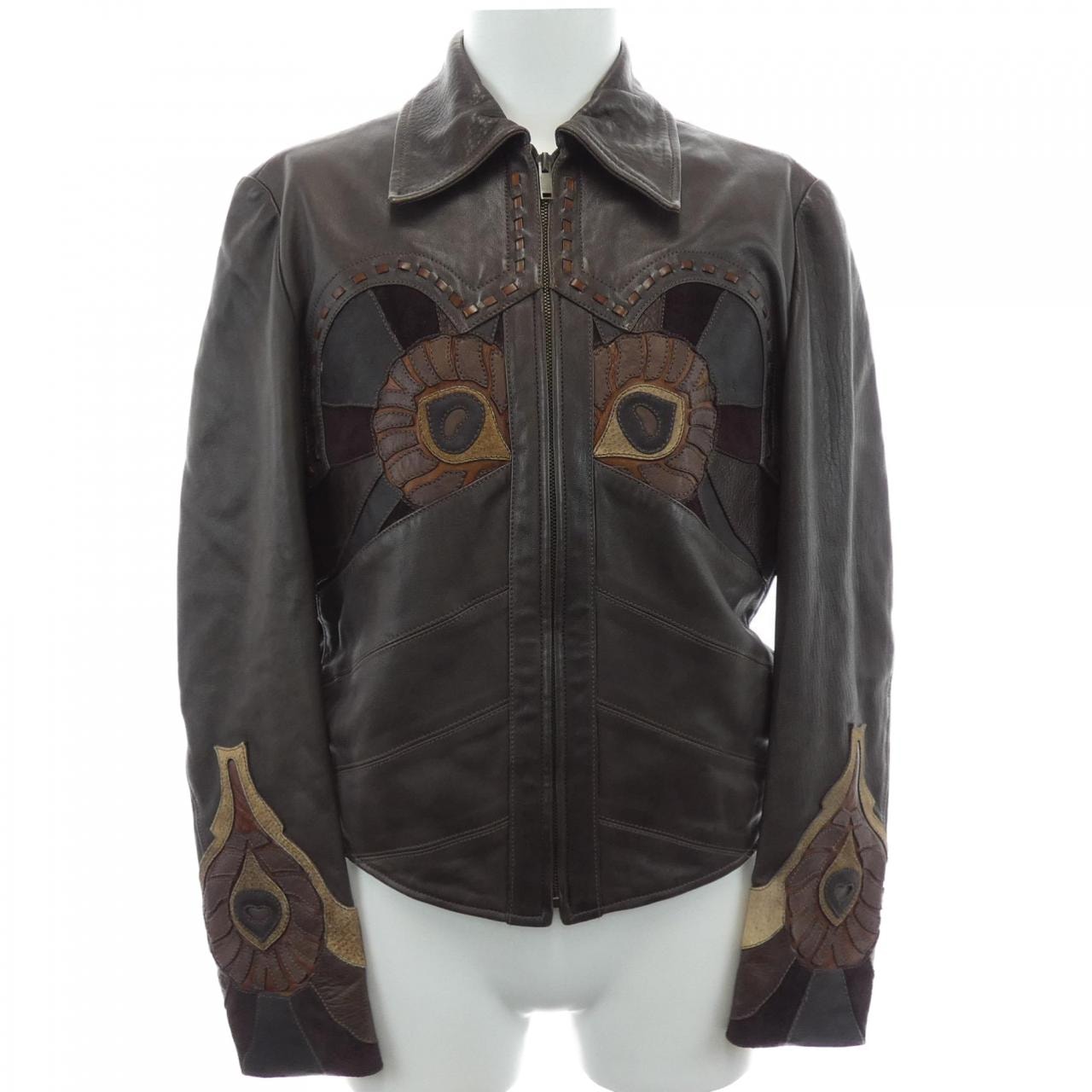 【ヴィンテージ】グッチ GUCCI 125226.XM117 レザージャケット