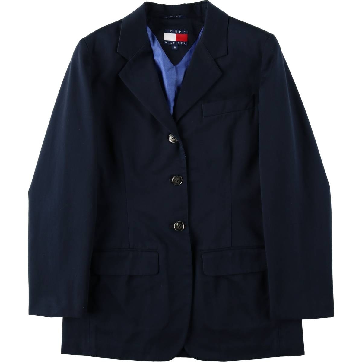 古着 90年代~ トミーヒルフィガー TOMMY HILFIGER コットンテーラードジャケット レディースL相当/eaa632019