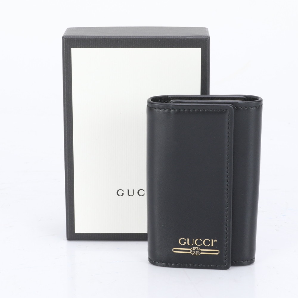 ■新品同様 グッチ インターロッキング G 547588 キーケース