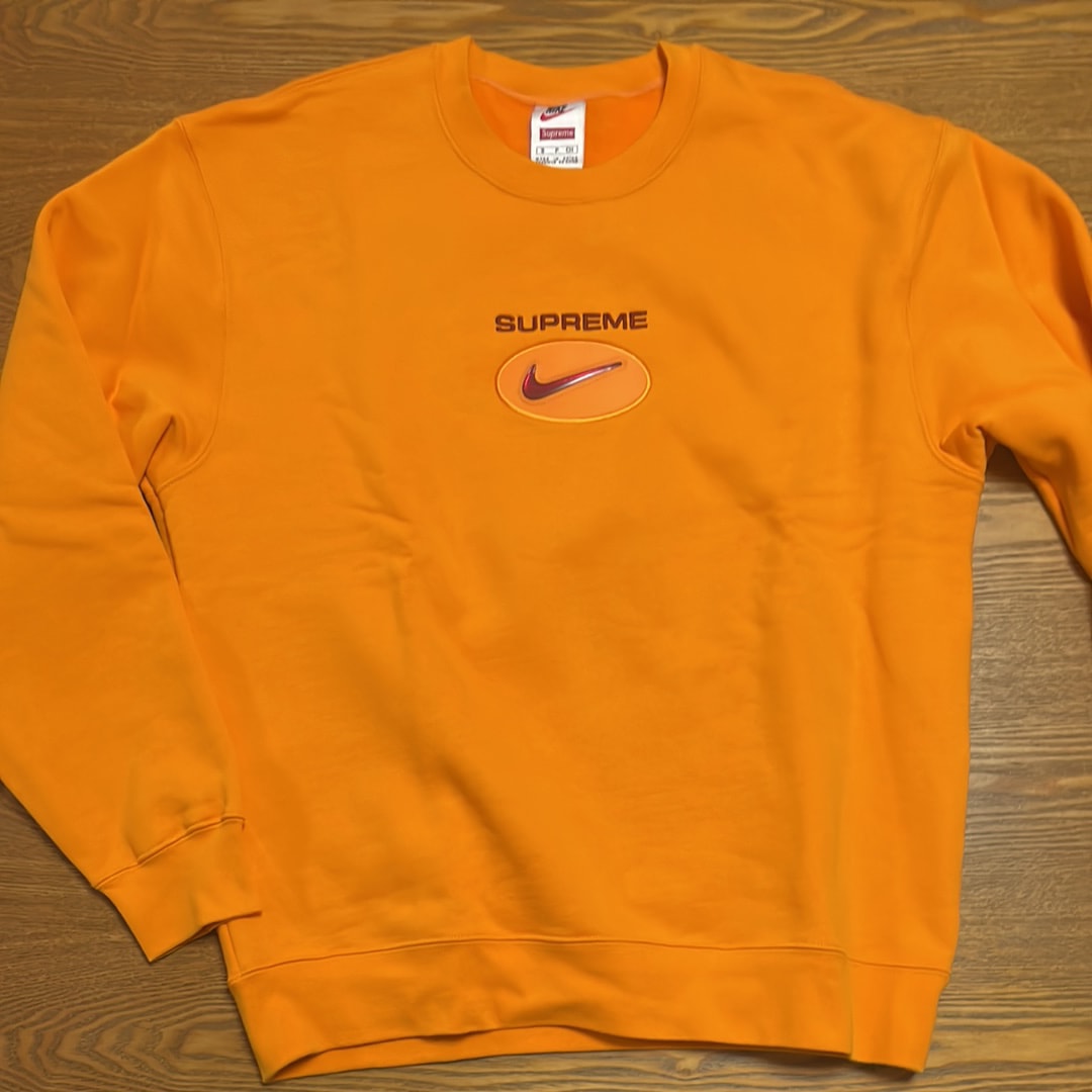Supreme / Nike Jewel Crewneck "Orange"