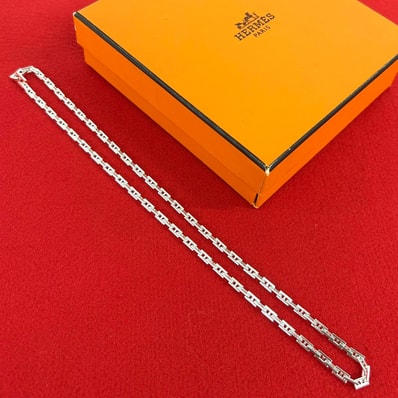 HERMES エルメス ヘラクレス MM 50cm ネックレス シルバー925 ネックレス シルバー
55360