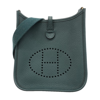 ★最終価格★SALE【6id5273】エルメス ショルダーバッグ エヴリンTPM トリヨンクレマンス ブルーオラージュ ゴールド金具 W刻印【中古】レディース