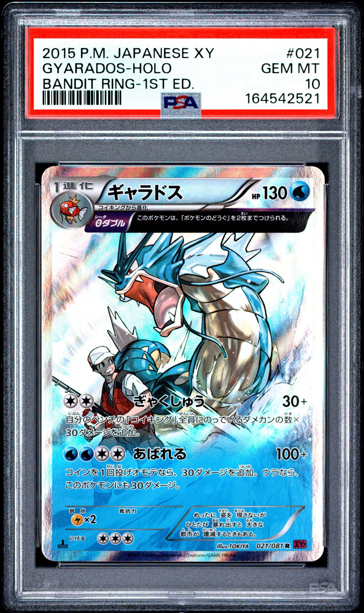 ギャラドス R :1ED [XY7 021/081](拡張パック「バンデットリング」)
