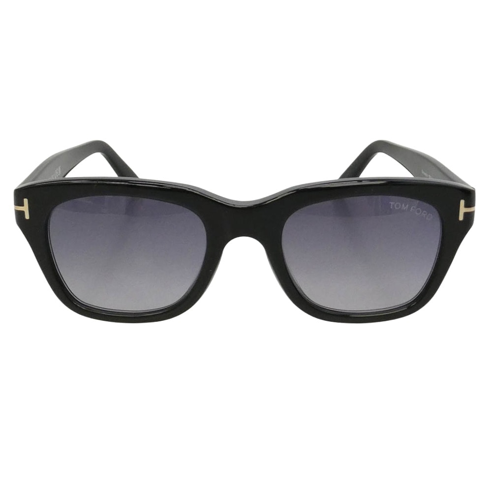 TOM FORD トムフォード TF237-F アジアンフィット ウェリントンシェイプ カラー レンズ サングラス ブラック系 51□21 145【極上美品】【中古】
