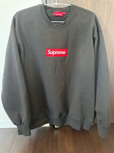 Supreme Box Logo Crewneck "Black" (22FW)