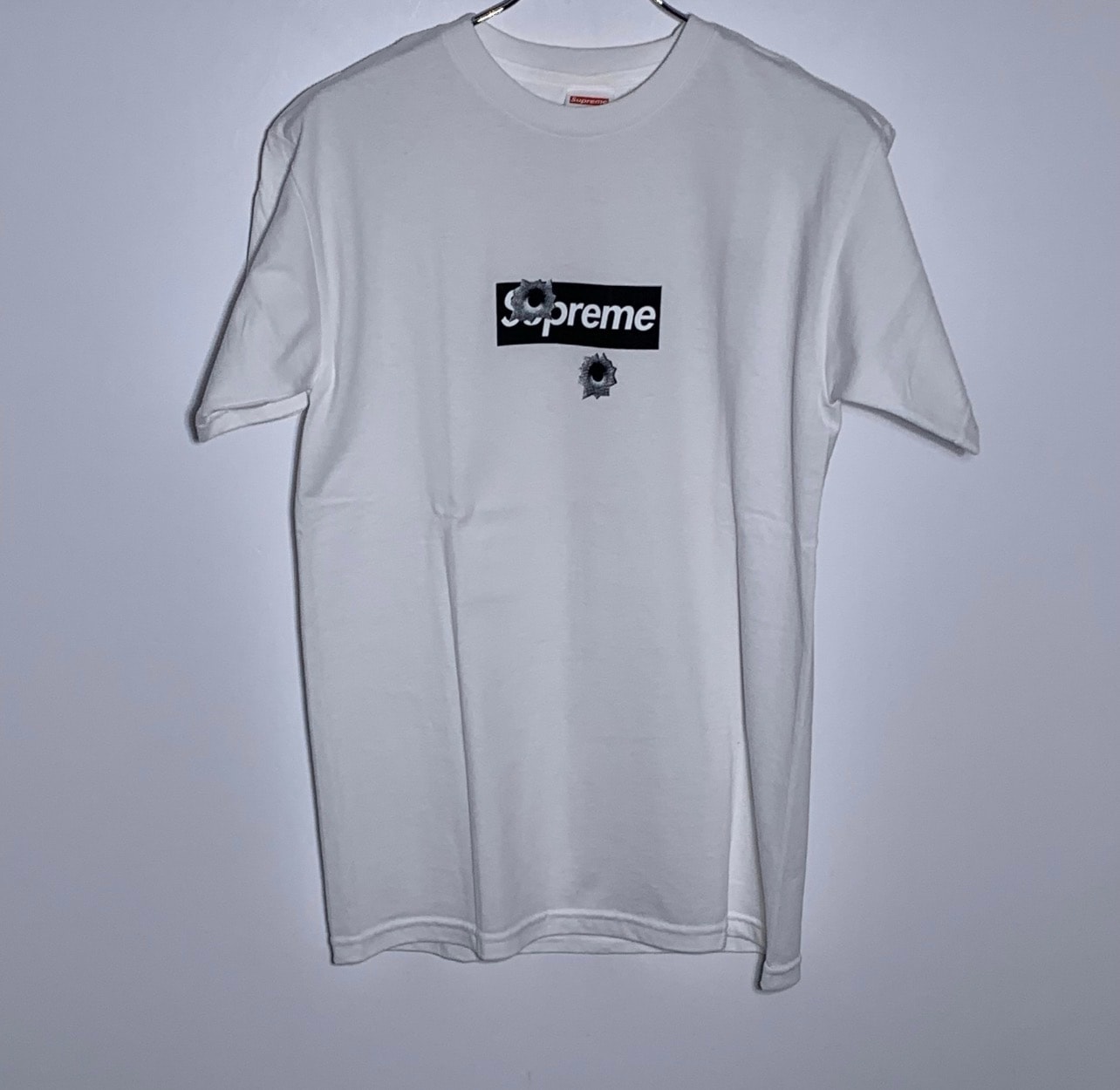 Supreme Shibuya Bullet Box Logo Tee "White"