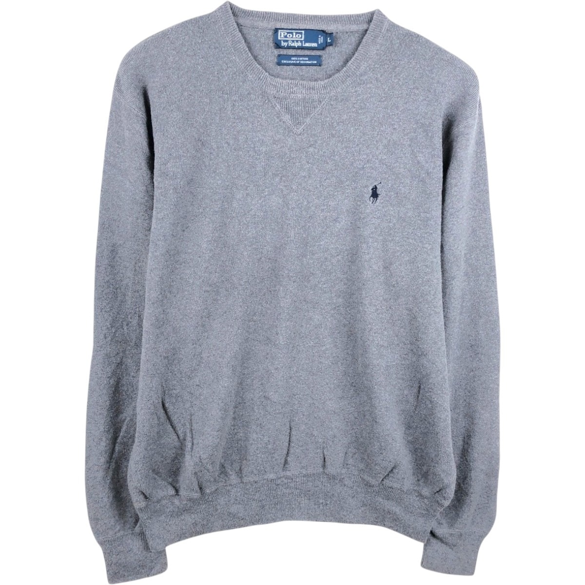 古着 ラルフローレン Ralph Lauren POLO by Ralph Lauren コットンニットセーター メンズL相当/eaa654455