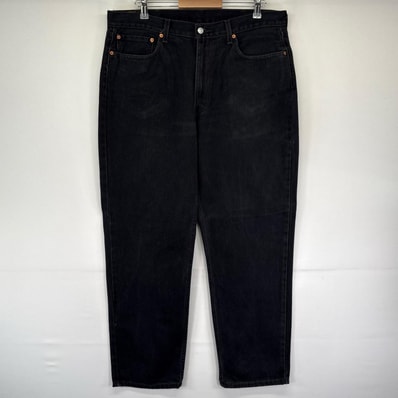 古着 リーバイス Levi's パンツ 550 ジーパン ジーンズ テーパード バギー 大きいサイズ W38 L32 ブラック系 メンズ