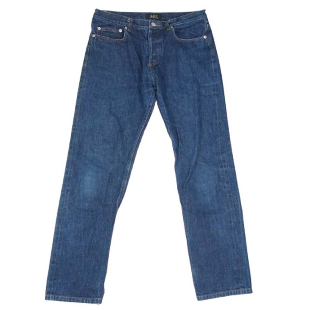 A.P.C. アーペーセー デニムパンツ NEW STANDARD イーストバイウエスト期 日本製 赤耳 セルビッチデニム パンツ インディゴブルー系 30【中古】