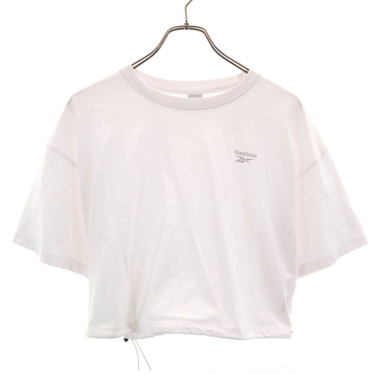 Reebok リーボック 半袖 ショート丈 Tシャツ M ホワイト