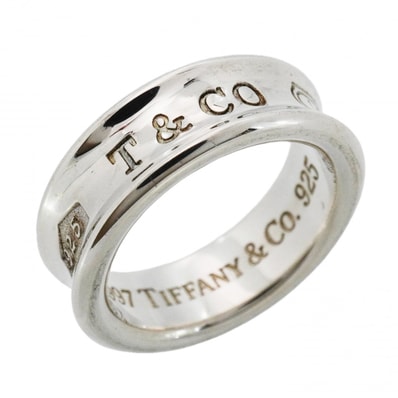 【6jdb0043-k】ティファニー リング ナロー シルバー925 12.5号【中古】レディース
