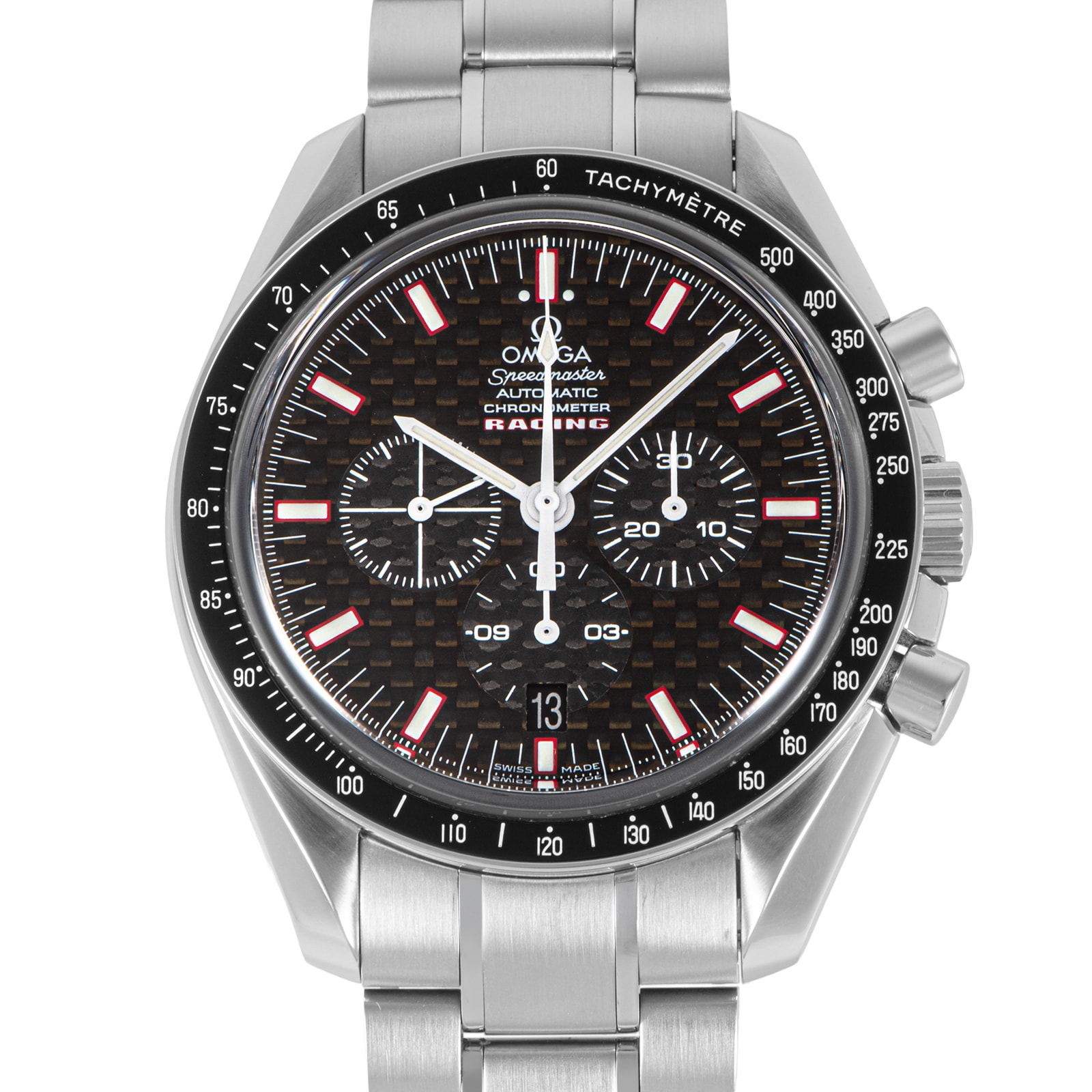 OMEGA オメガ スピードマスターレーシング カーボン 3552.59 ステンレススチール【中古】