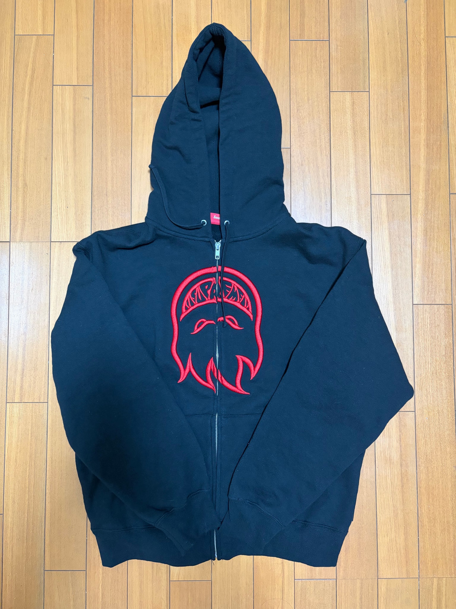 Supreme x Spitfire Zip Up Hooded Sweatshirt "Black"