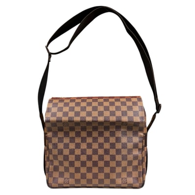 ルイヴィトン ナヴィグリオ ダミエ ショルダーバッグ ダミエキャンバス N45255 ブラウン ユニセックス LOUIS VUITTON 中古
