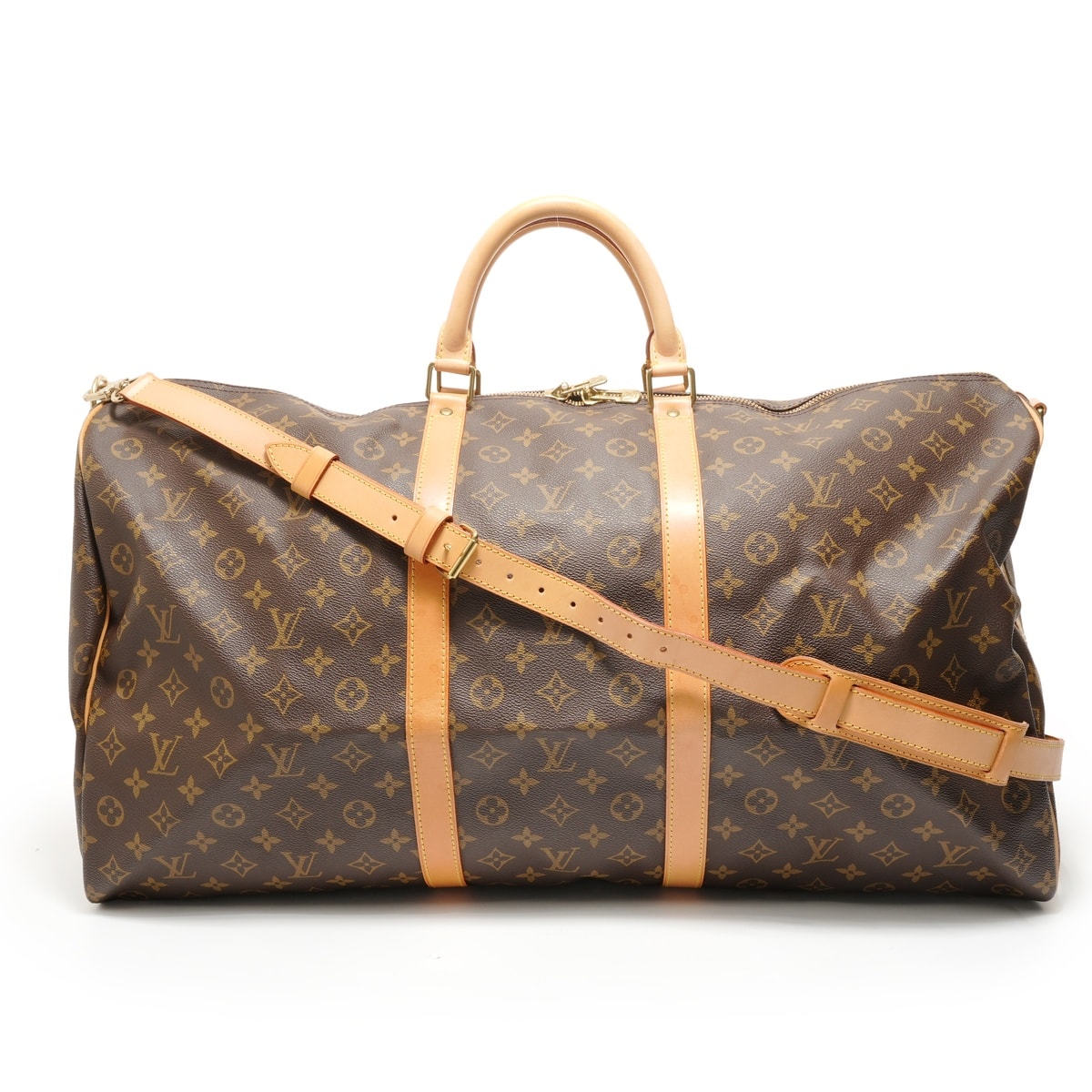 ヴィトン LV 1996年製 モノグラム キーポル60 バンドリエール ボストンバッグ【中古】