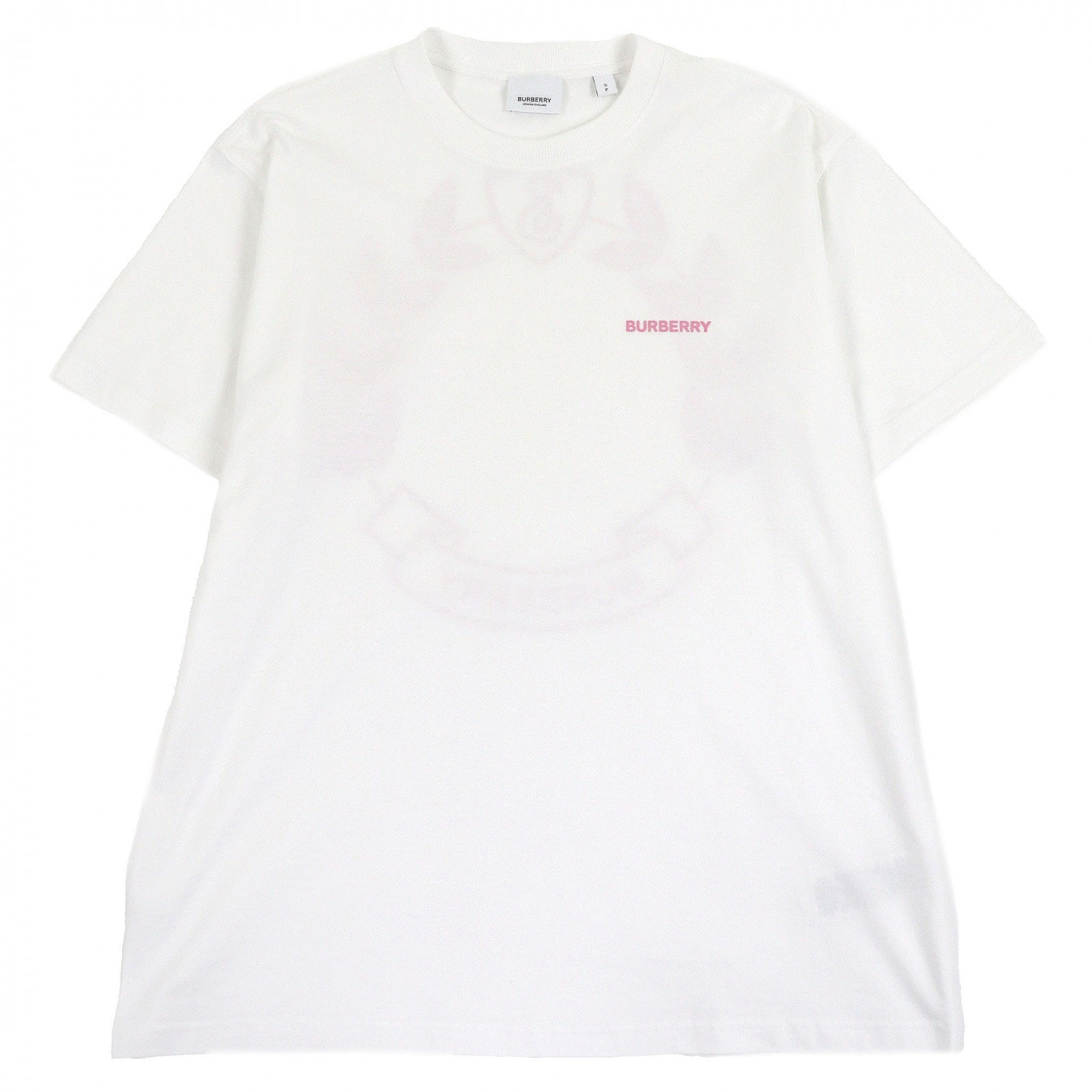 極美品 バーバリー 半袖Tシャツ ホワイト メンズ S 8071691