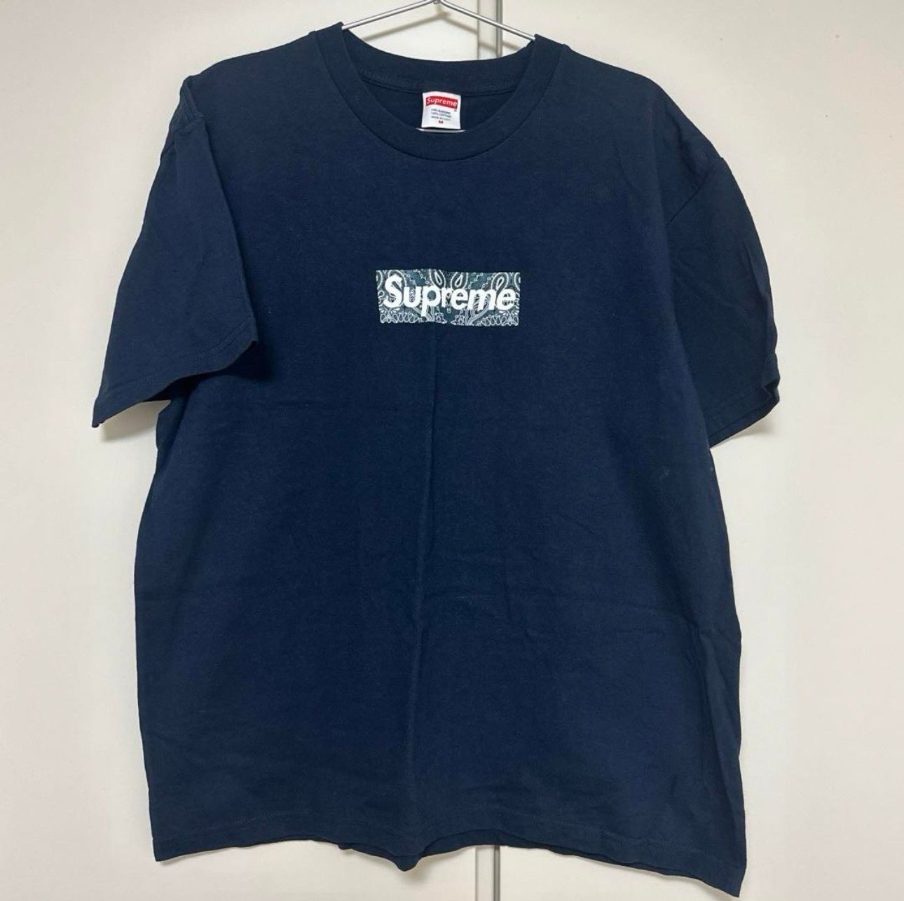 Supreme Bandana Box Logo Tee "Navy"