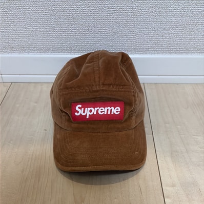 Supreme Velvet Camp Cap "Brown"