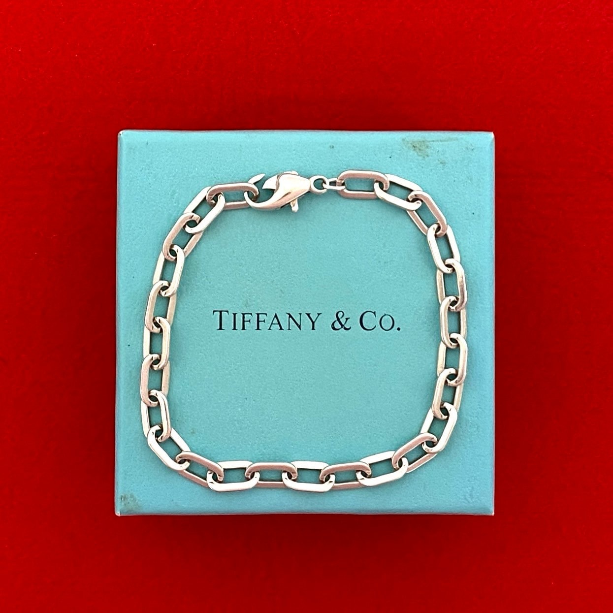 TIFFANY&Co. ティファニー エリプス チェーン ブレスレット シルバー925 ブレスレット シルバー
 236-7