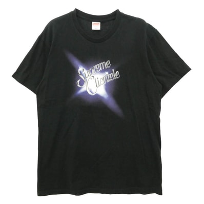 Supreme シュプリーム 20AW Clientele Tee クライアンテル グラフィック プリント コットン 半袖 Tシャツ カットソー ブラック系 M【中古】