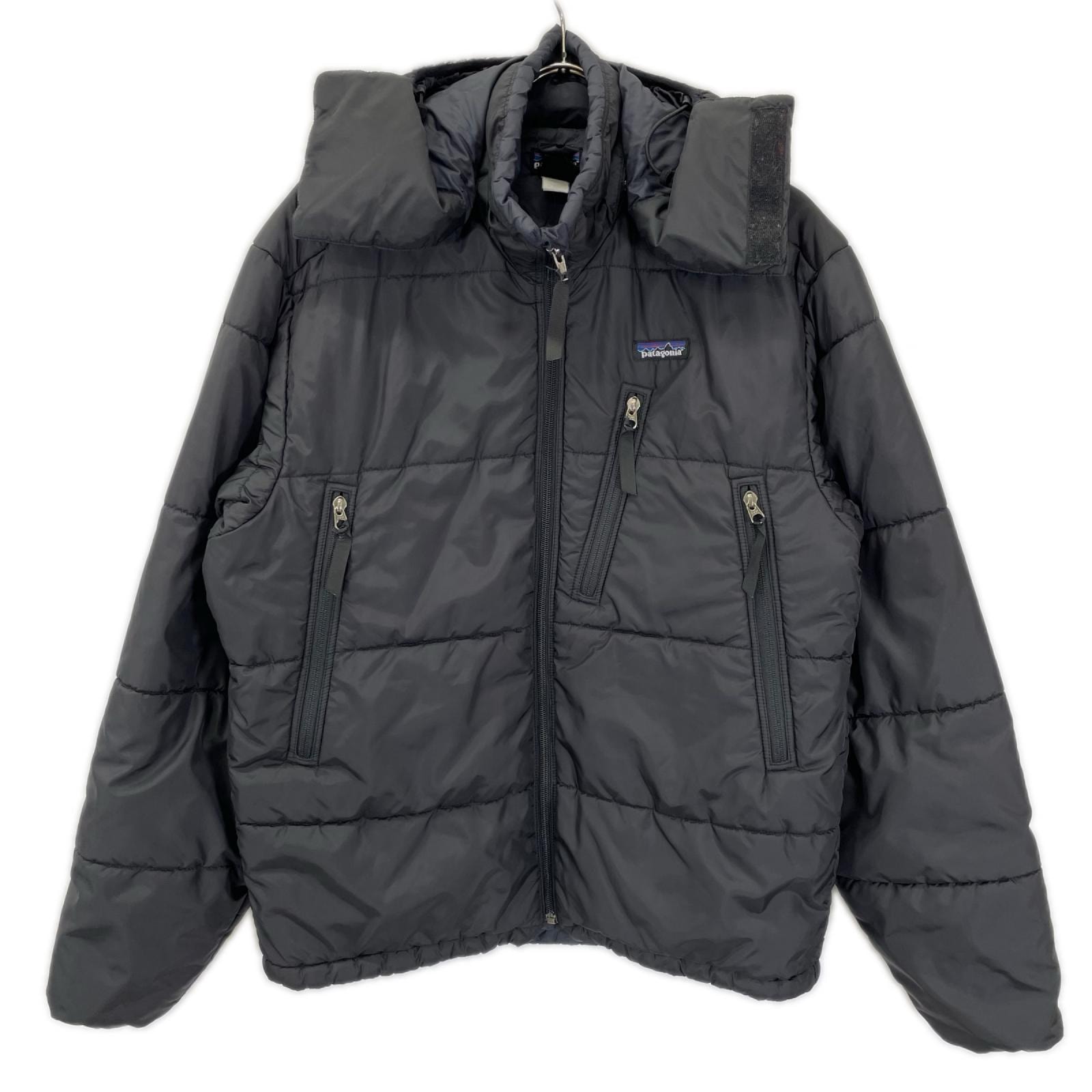 パタゴニア 83990 ブラック フード付き PUFF JACKET  パフジャケット S