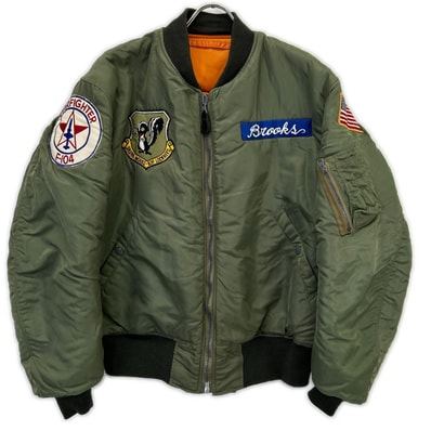 バズリクソンズ カーキ BR10984 スカンクワークス MA-1 フライトジャケット 表記無し