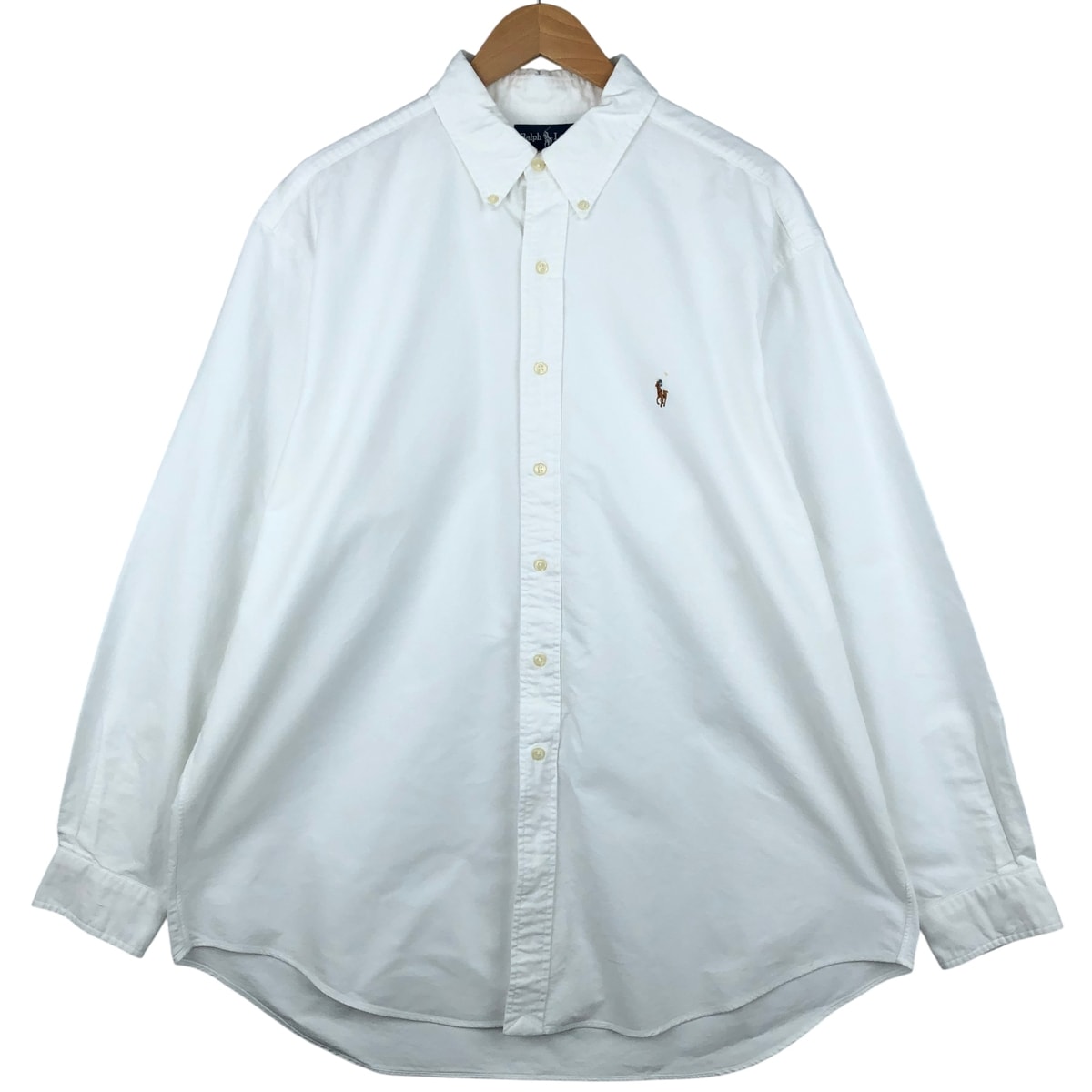 古着 ラルフローレン Ralph Lauren YARMOUTH 長袖 ボタンダウンシャツ メンズXL相当/eaa598138