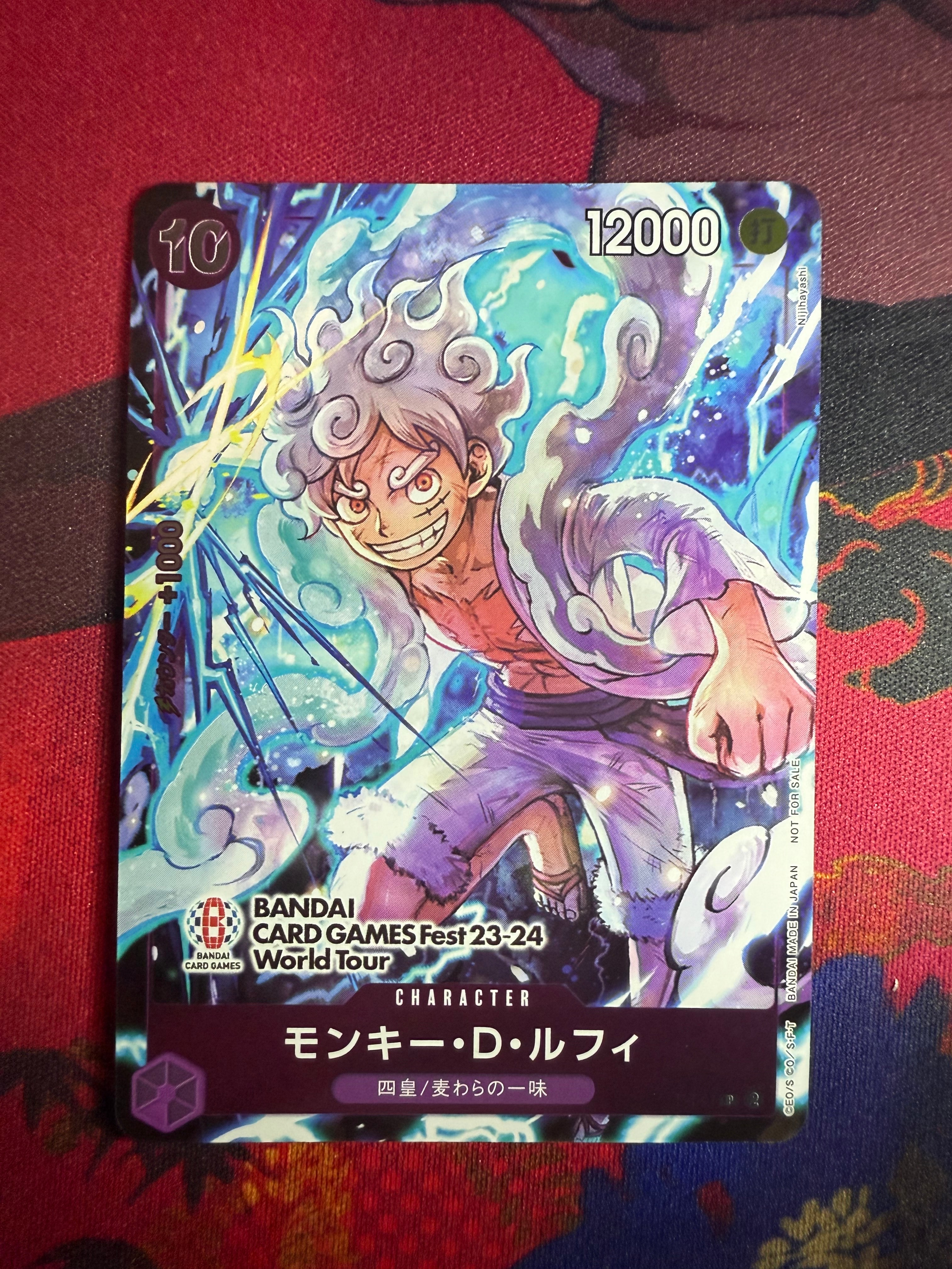 モンキー・D・ルフィ P [P-041] (BANDAI CARD GAMES Fest23-24 World Tour)