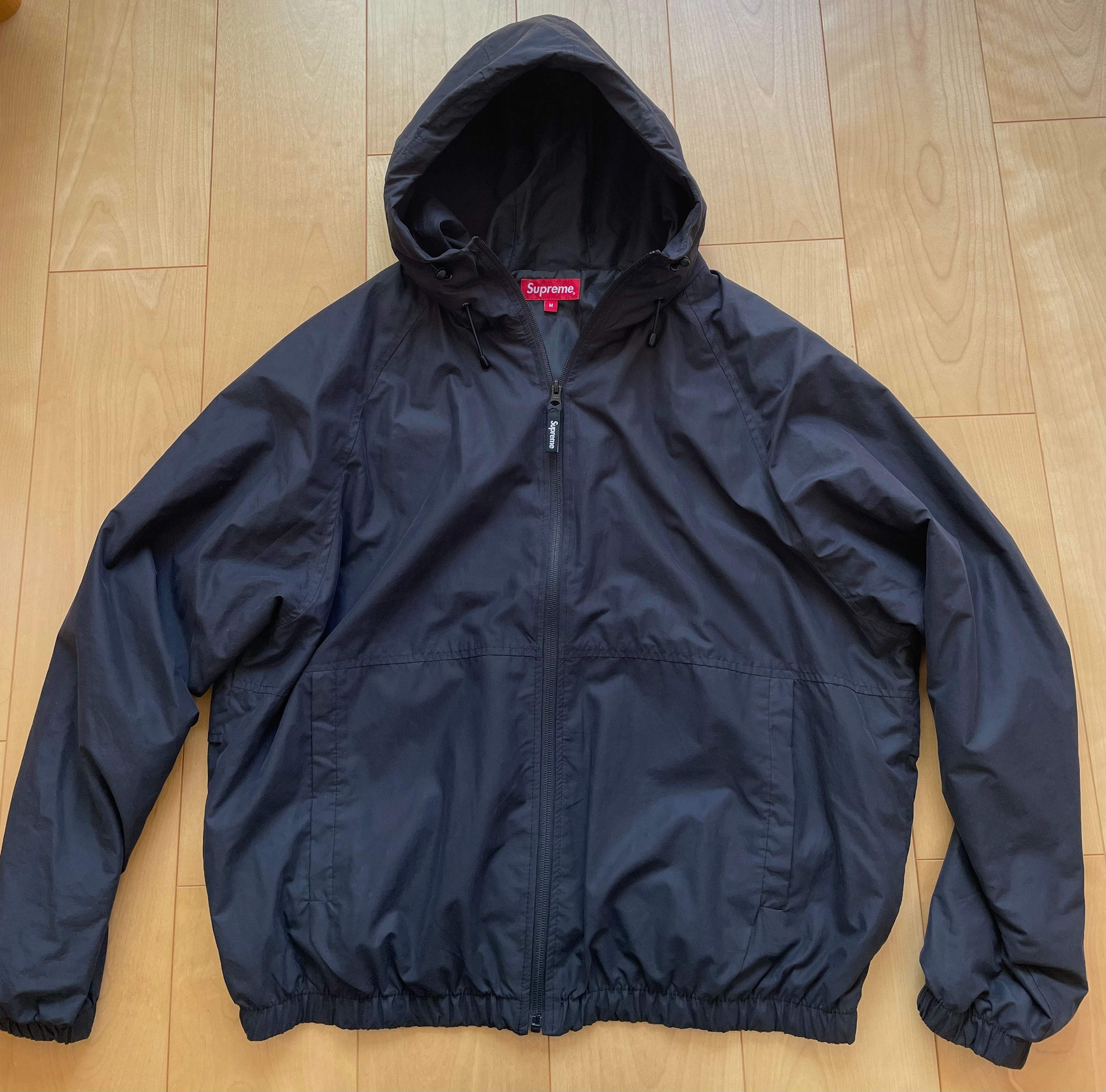 Supreme Lightweight Nylon Hooded Jacket "Black"