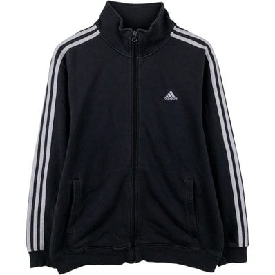古着 アディダス adidas フルジップスウェットシャツ トレーナー メンズL相当/eaa675934