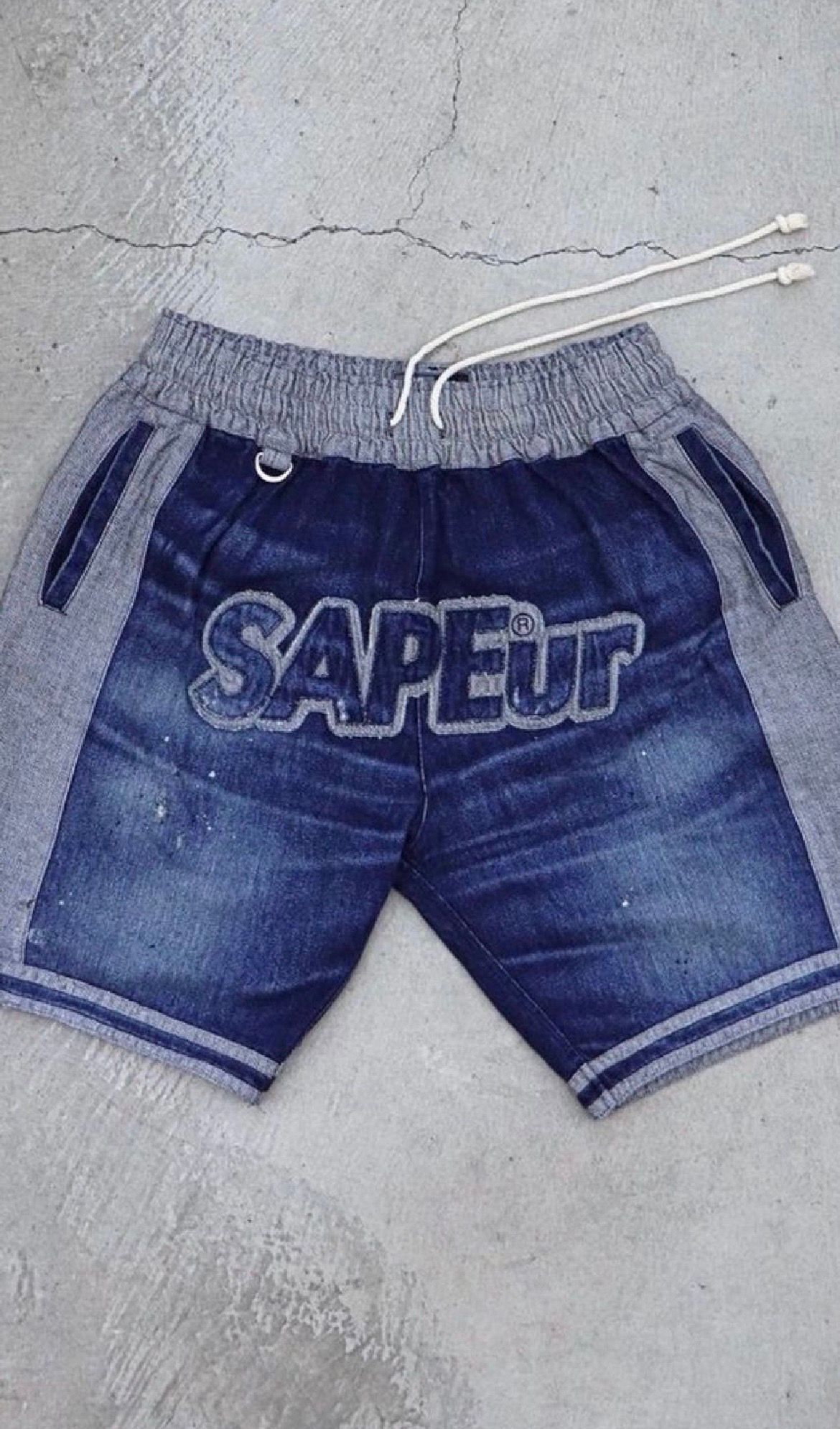 SAPEur MADE in JAPAN DENIM series BASKET SHORTS "Denim"