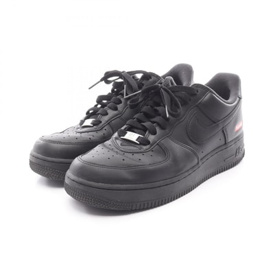 シュプリーム Supreme Supreme × NIKE Air Force 1 Low スニーカー 靴 レザー メンズ ブラック系 CU9225 【中古】