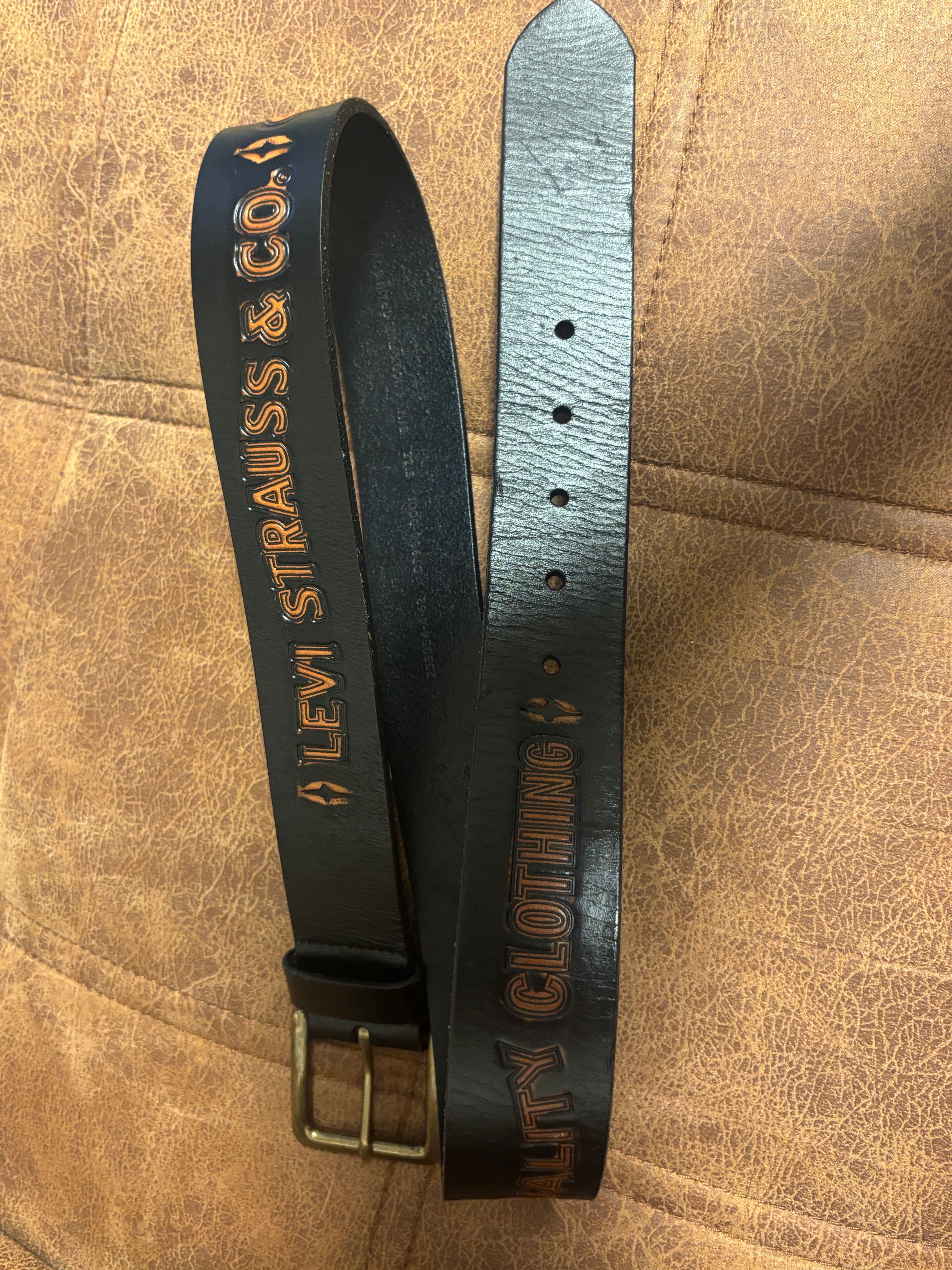 Stussy x LEVI'S Belt "Black"