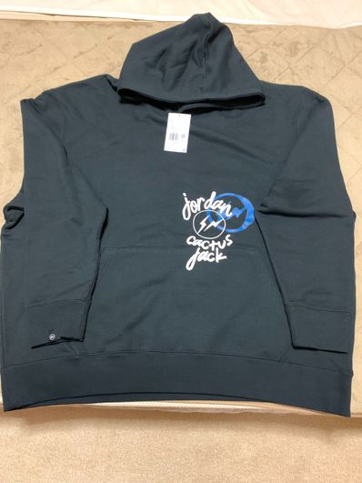 Air Jordan Travis Scott Fragment Hoodie "Black"
