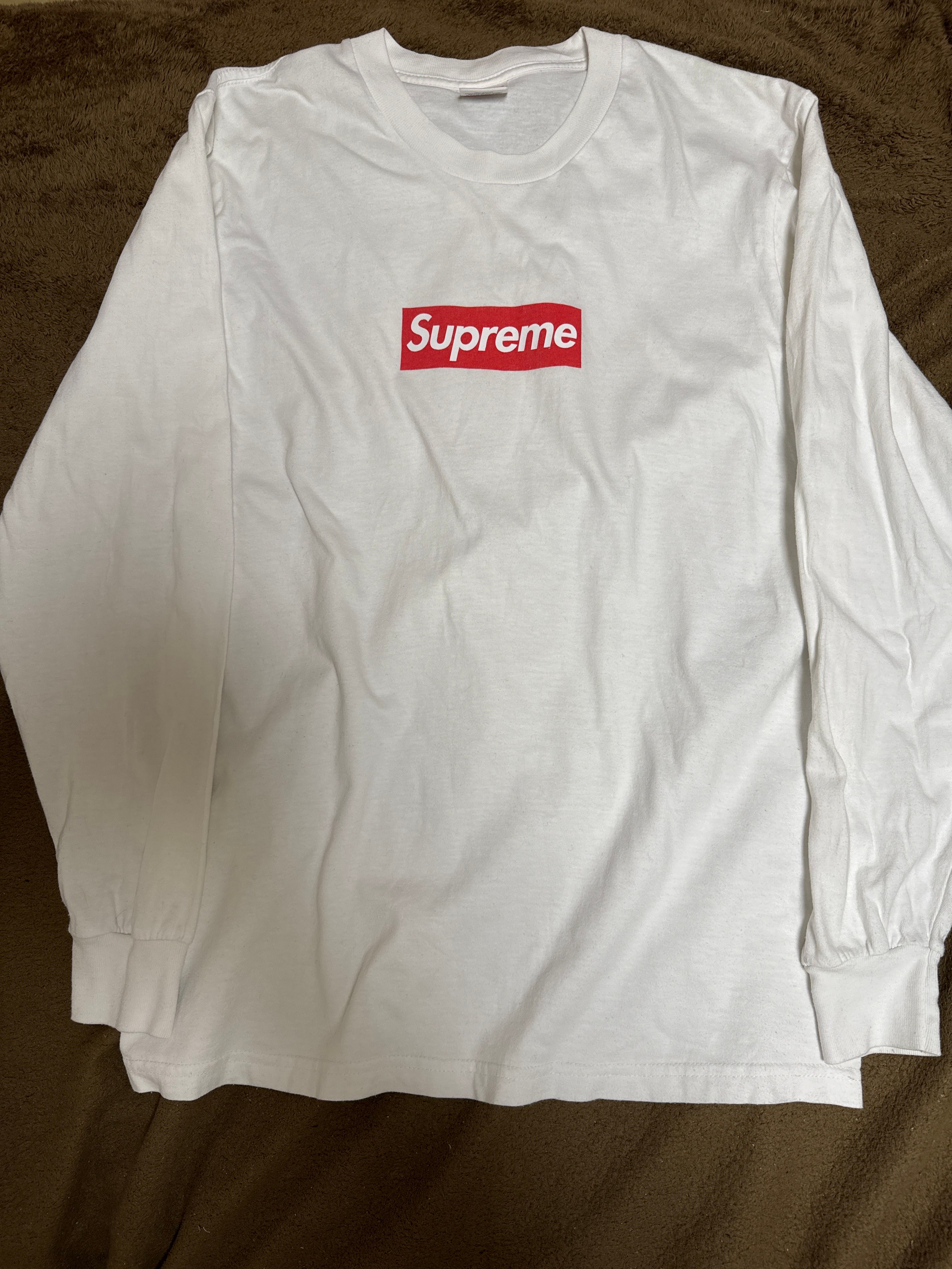 Supreme Box Logo L/S Tee "White"