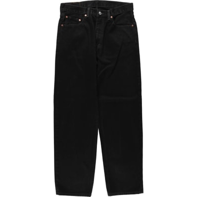 古着 リーバイス Levi's 550 ブラックデニム テーパードデニムパンツ メンズw34相当/eaa663163