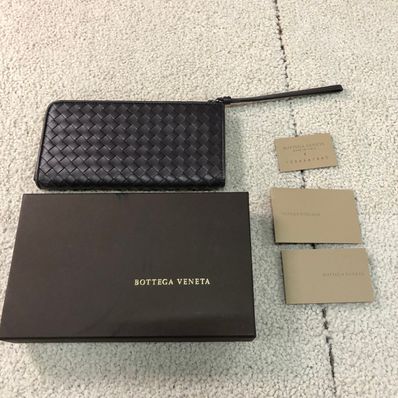 ボッテガ ヴェネタ イントレチャート L字ファスナー 長財布