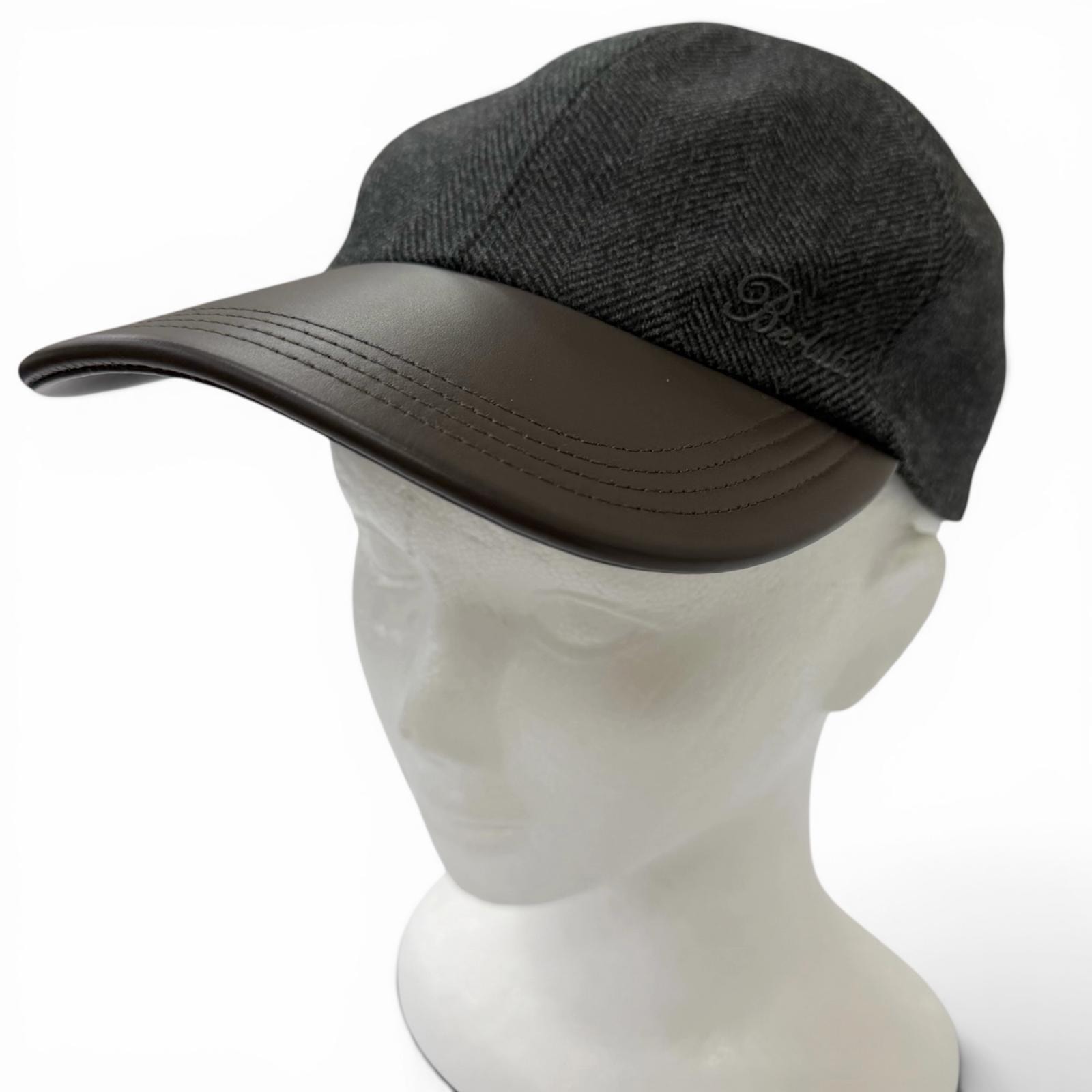 美品 ベルルッティ ベースボールキャップ チャコール メンズ S