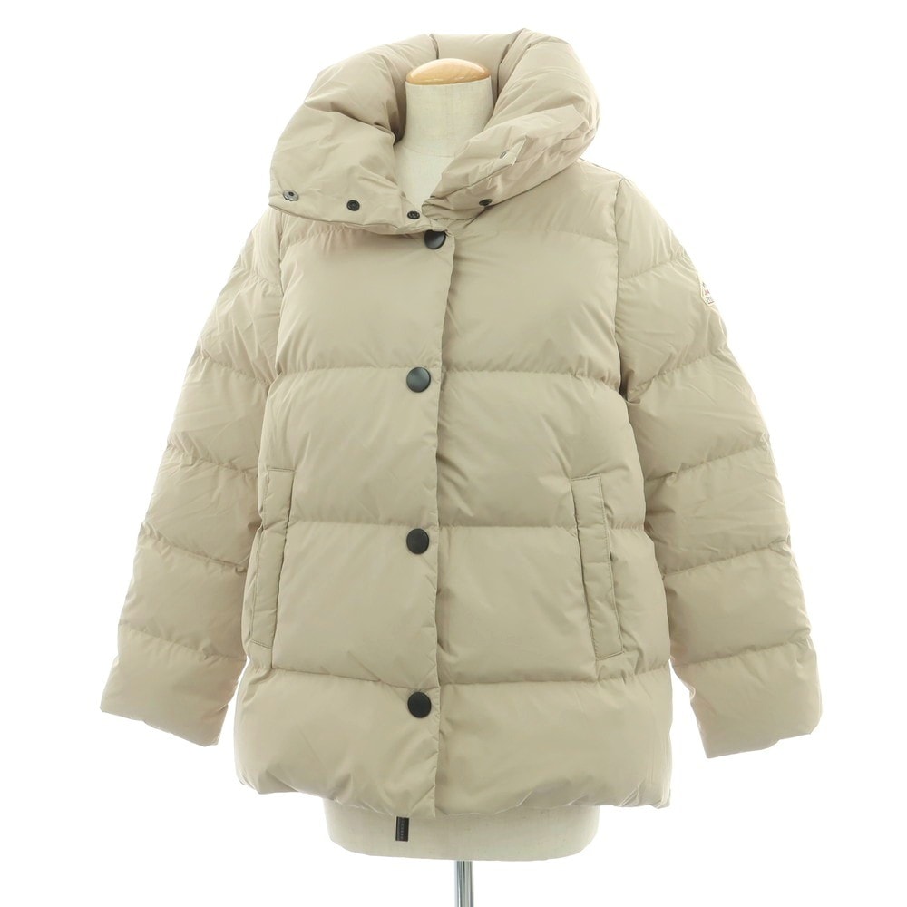 【中古】ピレネックス Pyrenex 2025年秋冬 ELAURA2 ポリエステルポリウレタン ダウンジャケット ベージュ系【サイズ36】【レディース】