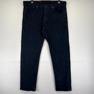 古着 リーバイス Levi's デニム パンツ Gパン 505 5ポケット ジーンズ ジーパン ジッパーフライ W38 L34 ブラック系 メンズ