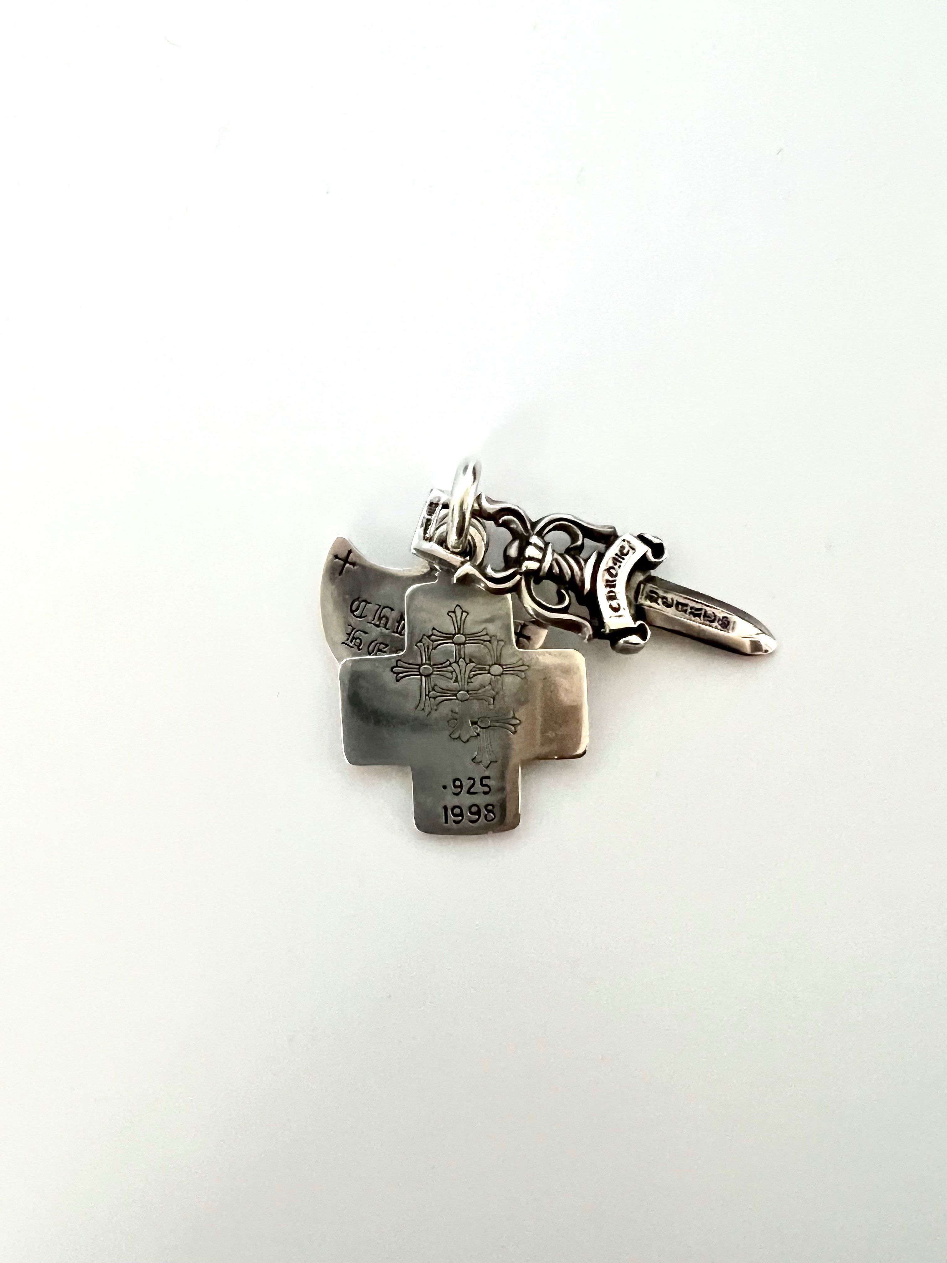 Chrome Hearts 3 Trinket Pendant "Silver"