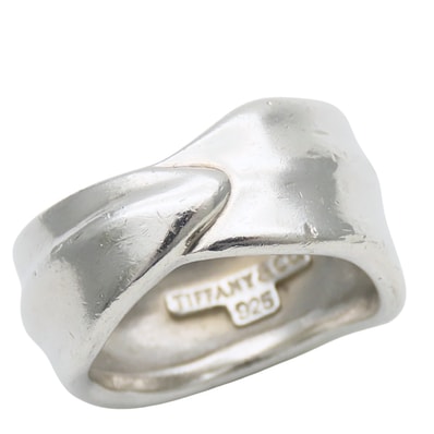 【中古】 ティファニー リング・指輪 リーフ シルバー925 約8.37g シルバー アクセサリー レディース 女性 TIFFANY&Co.