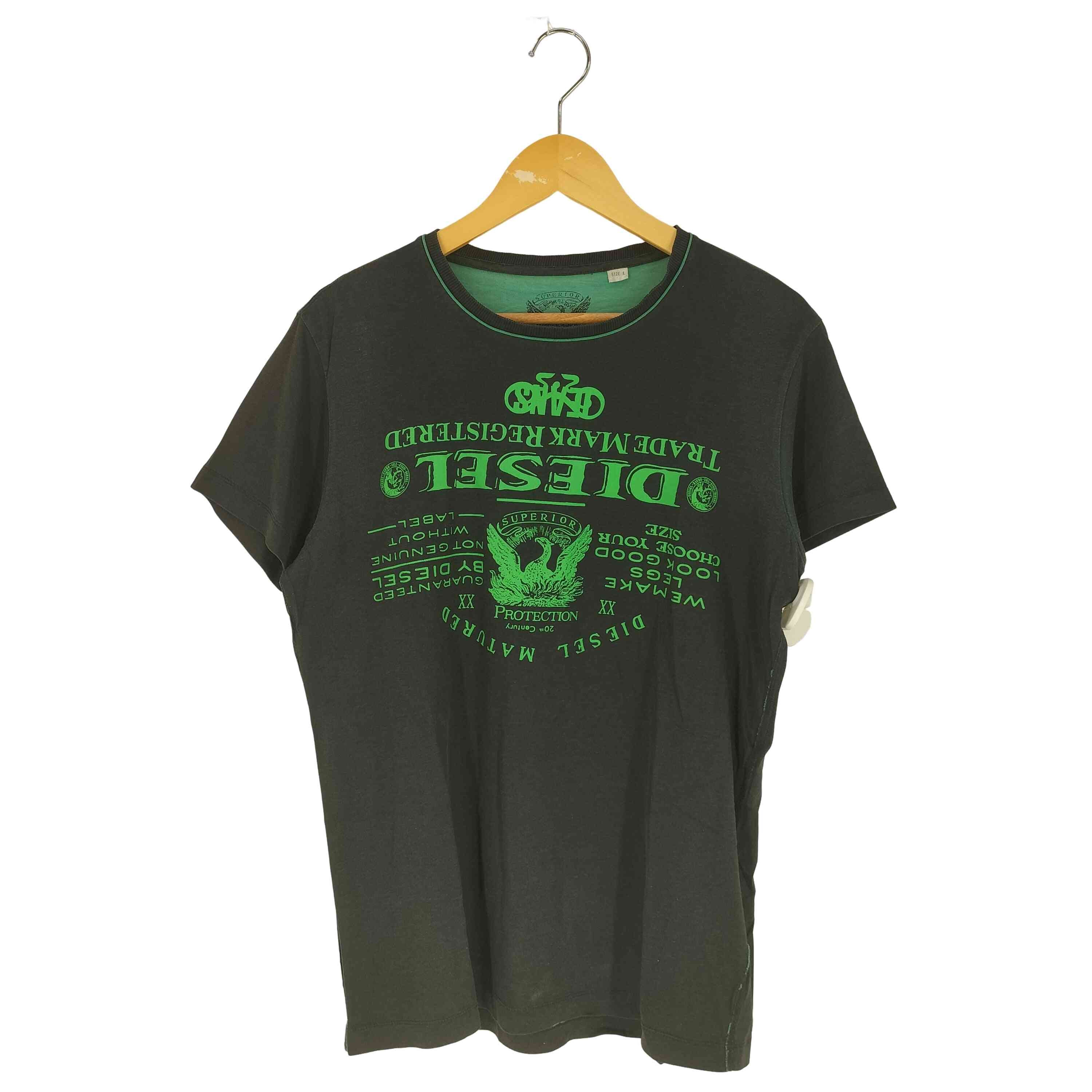 SUPERIOR PROTECTION ロゴプリント クルーネックTシャツ【1142592812247】