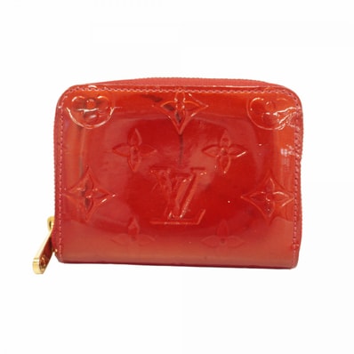 【6db1983】ルイヴィトン コインケース ヴェルニ ジッピコインパース M93608 ポムダムール【中古】レディース