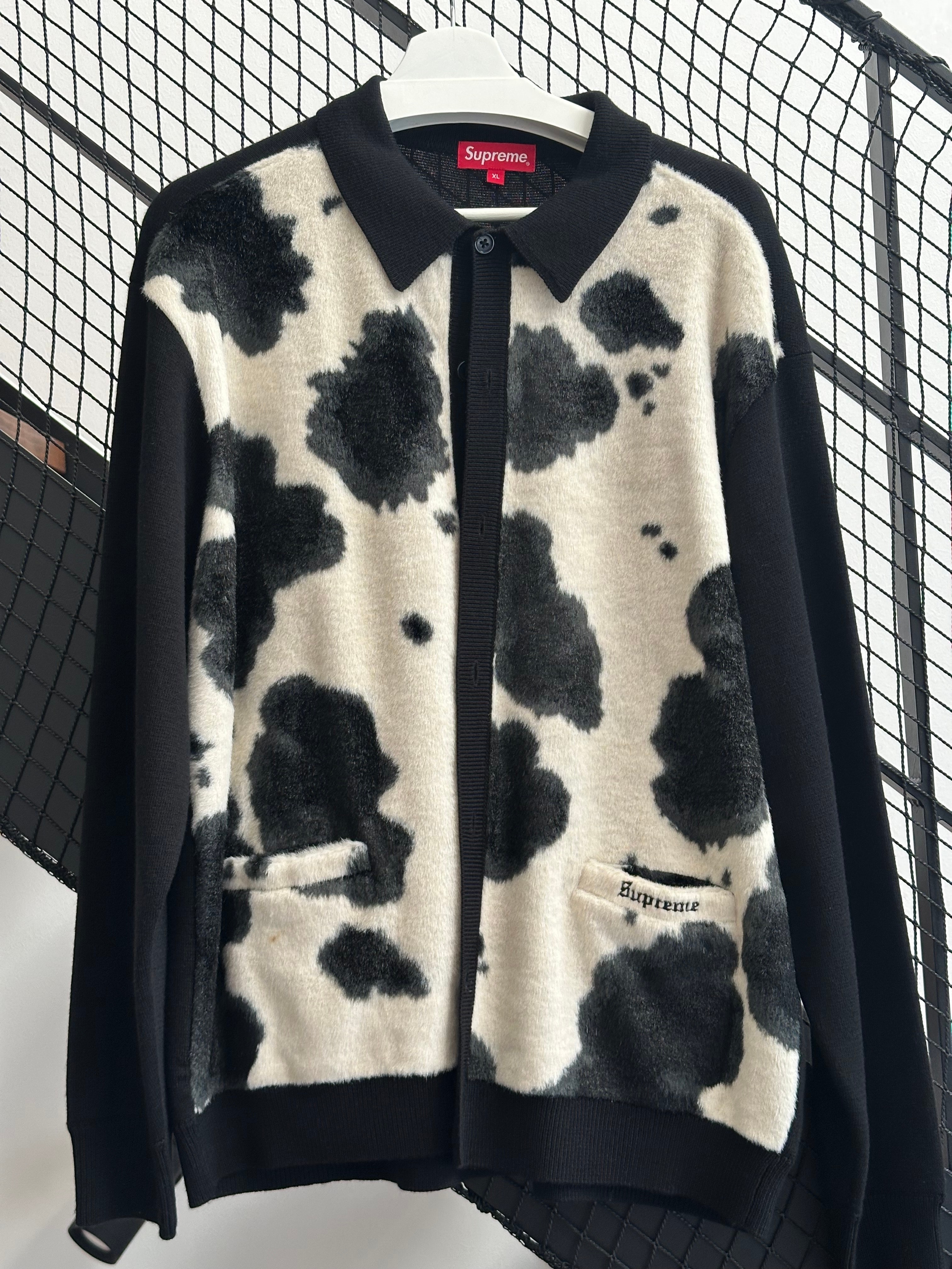 Supreme Cow Print Cardigan 