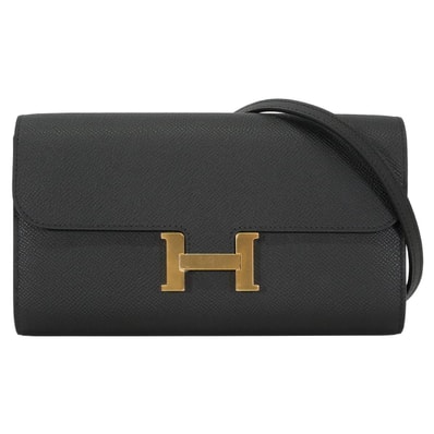 HERMES エルメス 長財布 コンスタンスロング ウォレット トゥーゴー 黒 (ブラック) エプソン ゴールド金具 G刻印 新品