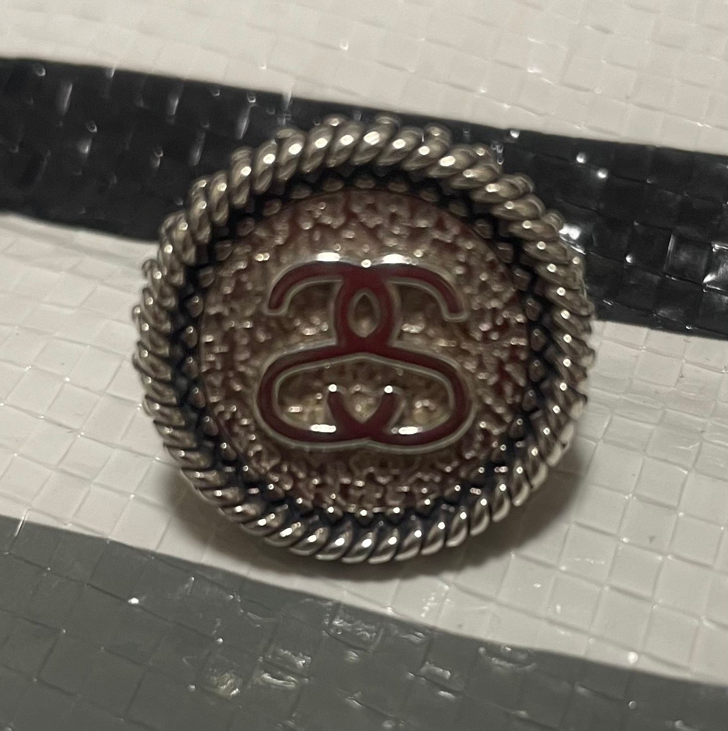 Stussy Spring 24 Jewelry Sovereign Ring "Sterling Silver"